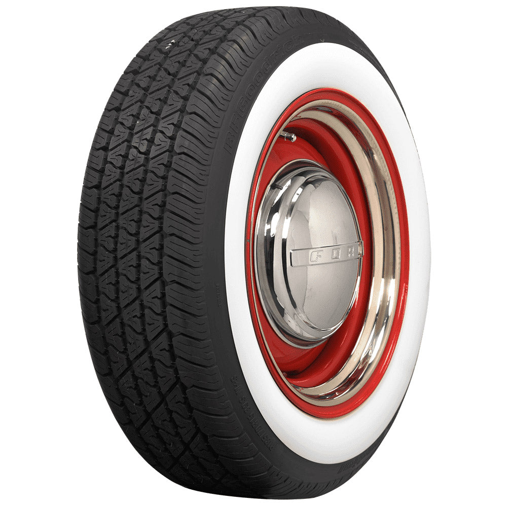 BF Goodrich Silvertown Radial | 2 1/4 Inch Whitewall | 185/70R15