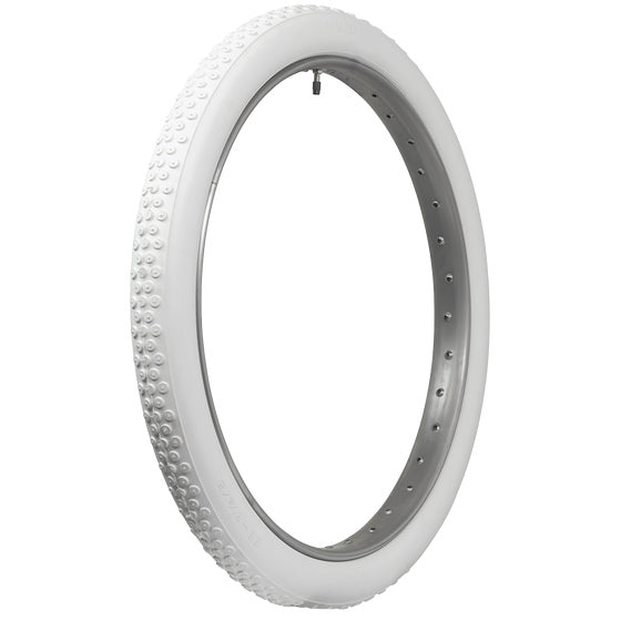 Coker Classic Cycle | All White Button Tread | 26x3