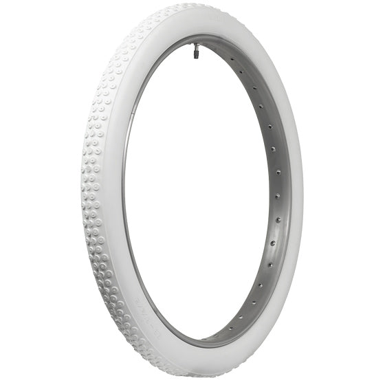 Coker Classic Cycle | All White Button Tread | 28x3
