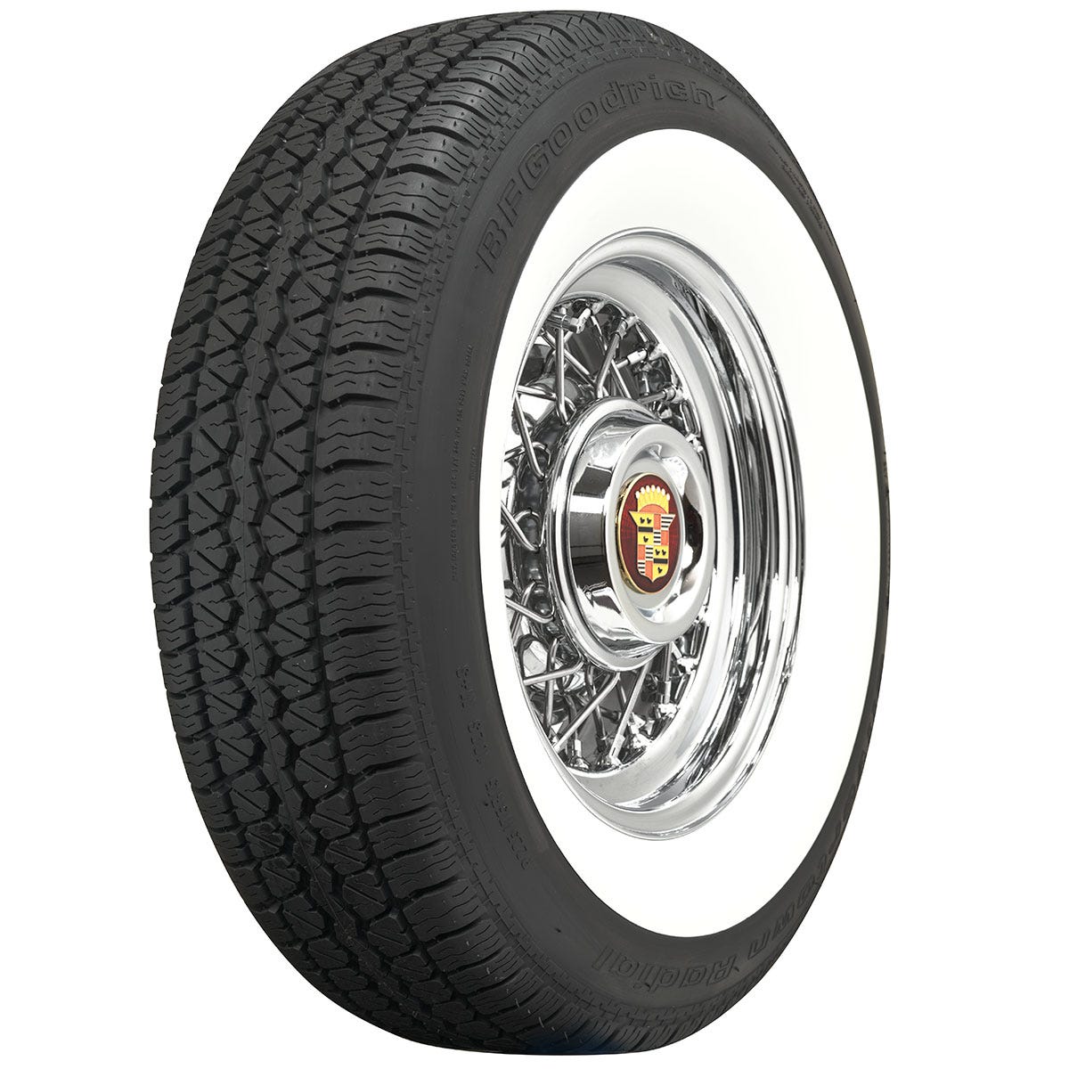 BF Goodrich Silvertown Radial | 2 3/8 Inch Whitewall | 205/75R15